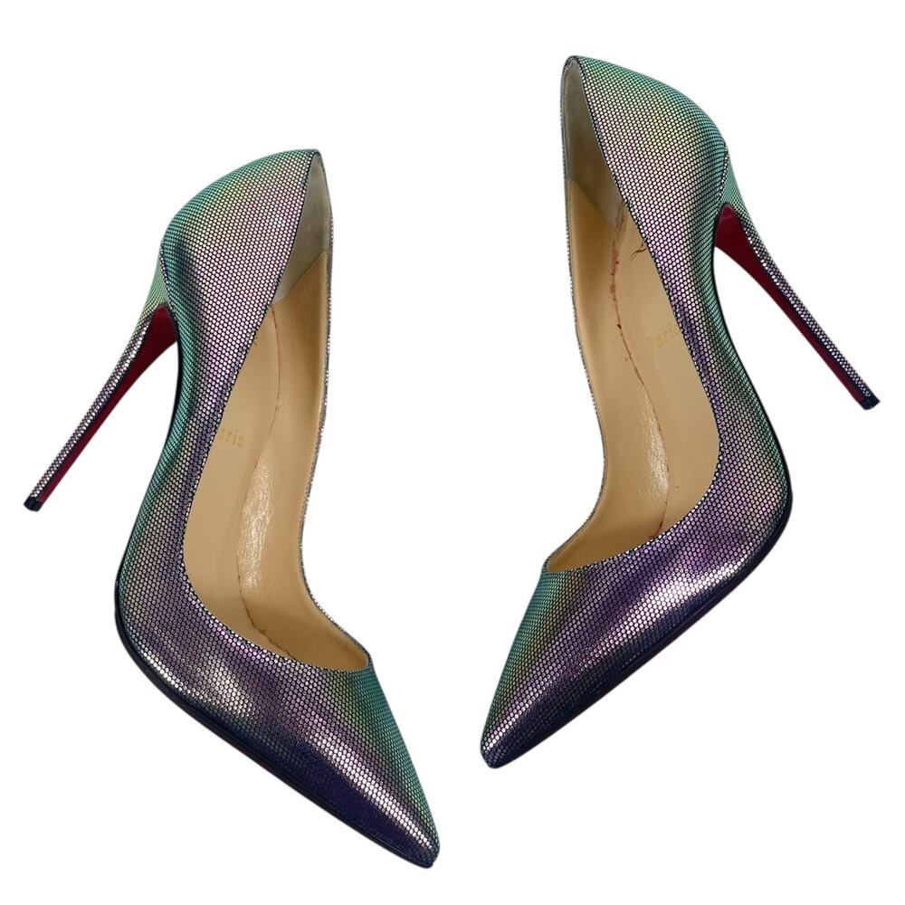 Christian Louboutin Tissu Scarabe So Kate 120 Pump Digitale Size 39 - Picture 6 of 15
